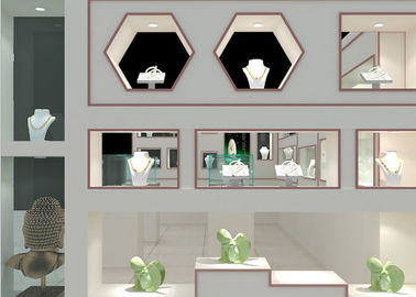Modern Moda Tarzı Mücevher Dükkanı Ekranı için Duvar Montajlı Ekran Kutusu